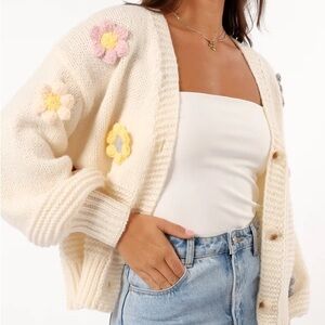 Sweater with flowers from Petal & pup